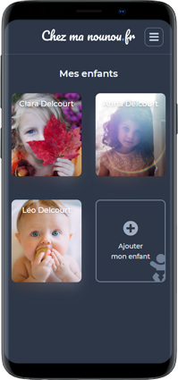 Liste de vos enfants